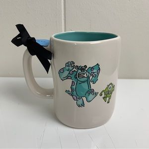 NEW Rae Dunn The Monster Crew Double Sided Mug Monsters Inc Pixar SULLY WAZOWSKI